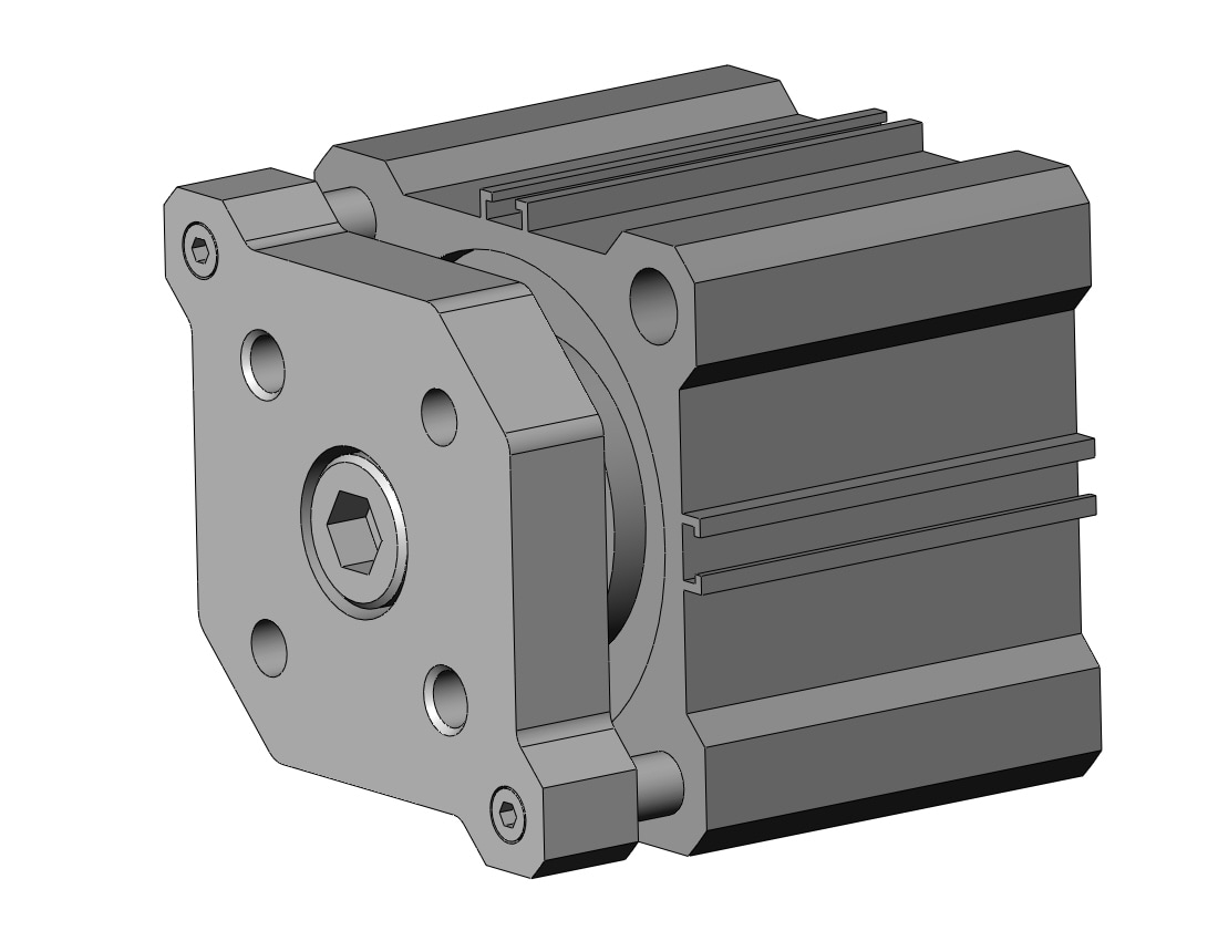 SMC CDQMA50TN-10-M9PAVSAPCS compact guide rod cylinder, cqm, COMPACT CYLINDER W/GUIDE