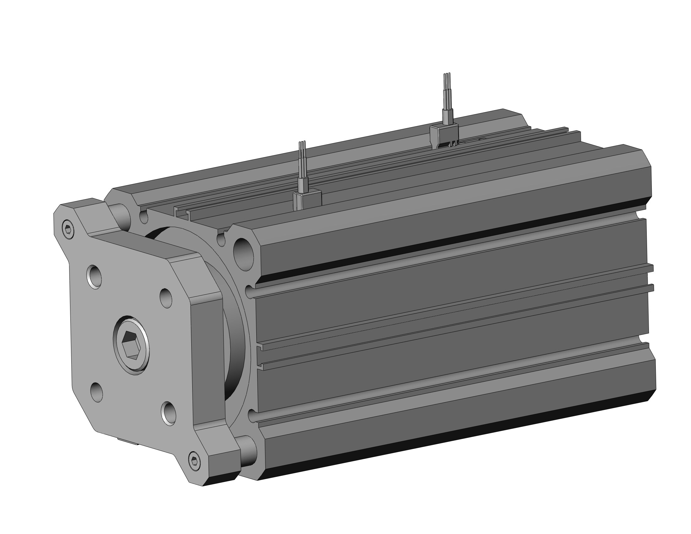 SMC CDQMA63TF-100-M9NV compact guide rod cylinder, cqm, COMPACT CYLINDER W/GUIDE
