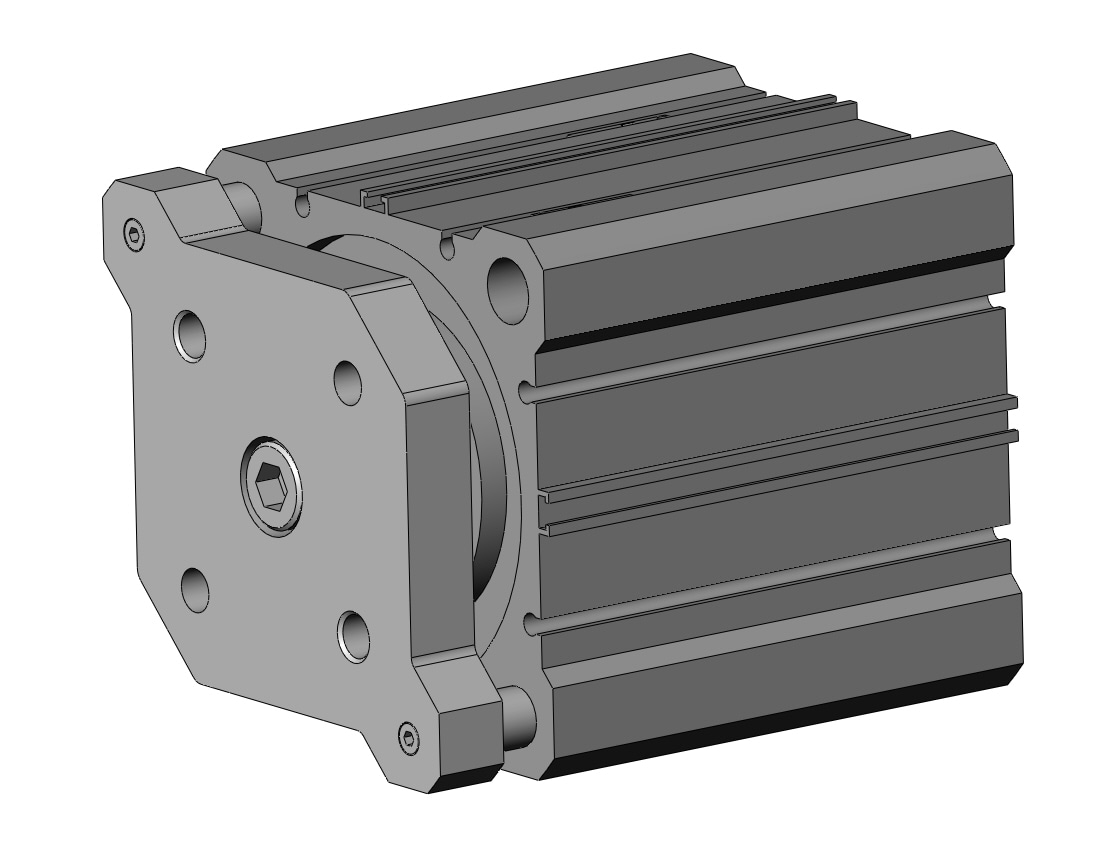 SMC CDQMA80TN-50-M9P compact guide rod cylinder, cqm, COMPACT CYLINDER W/GUIDE