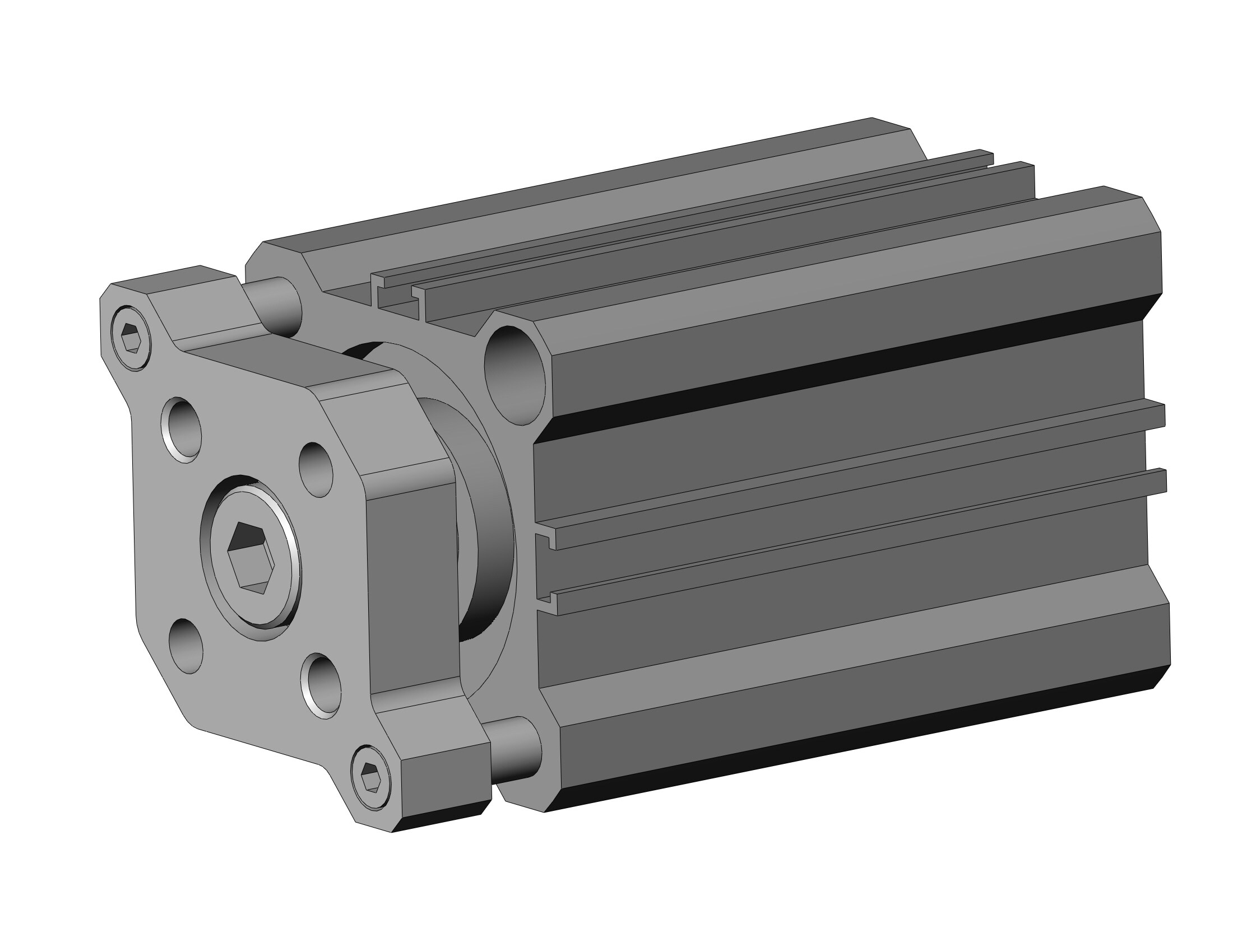 SMC CDQMB32-35-M9BL compact guide rod cylinder, cqm, COMPACT CYLINDER W/GUIDE