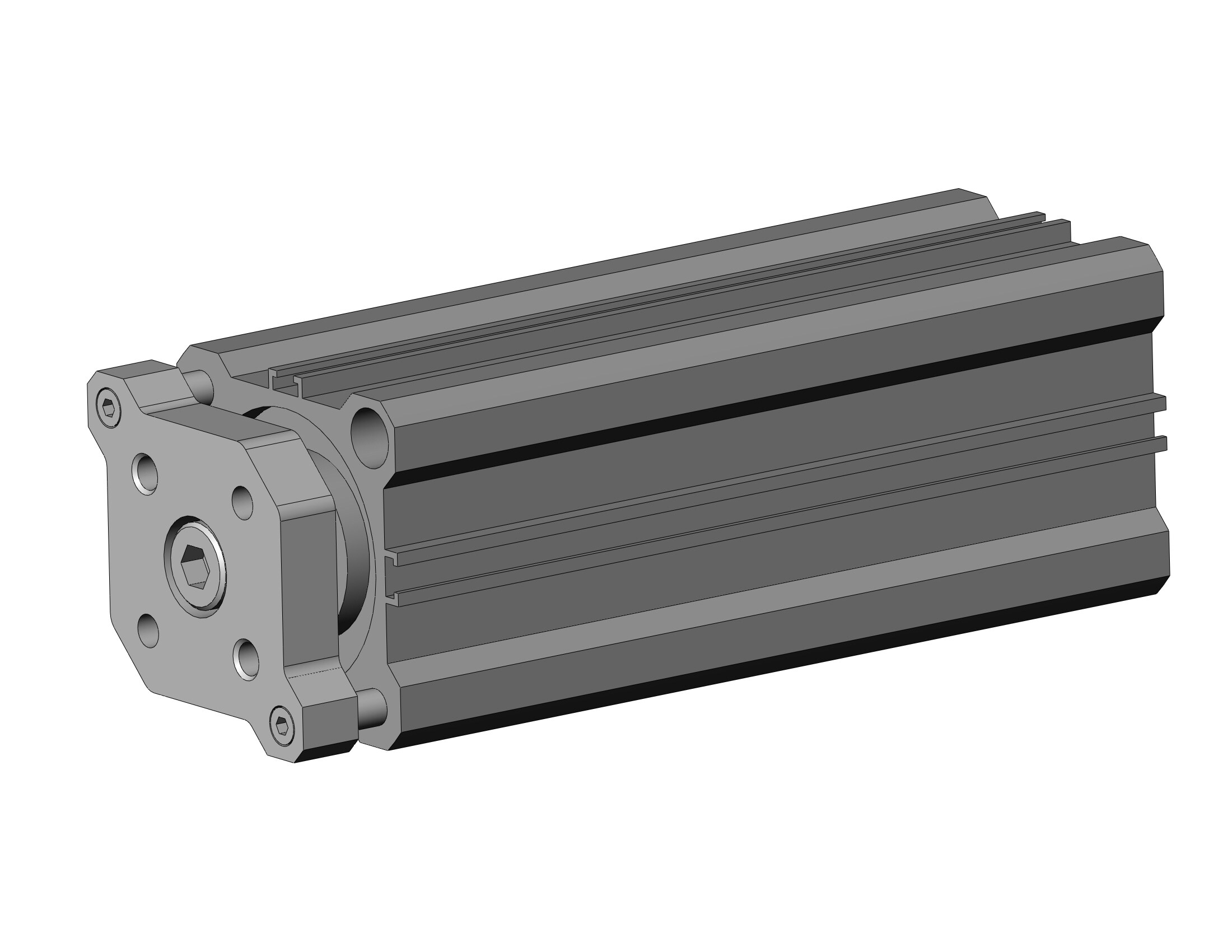 SMC CDQMB40-100-M9B compact guide rod cylinder, cqm, COMPACT CYLINDER W/GUIDE