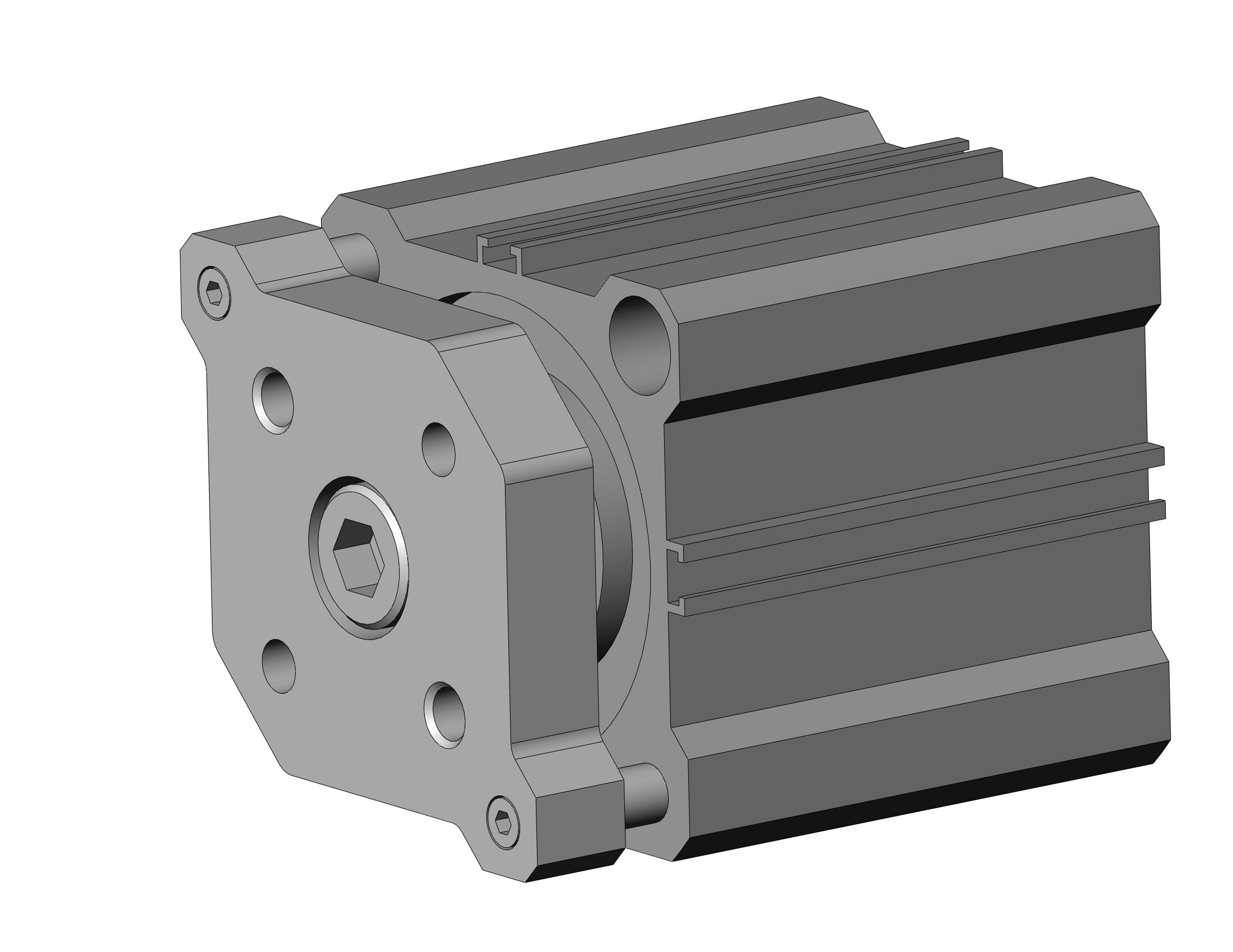 SMC CDQMB50-25-M9PV compact guide rod cylinder, cqm, COMPACT CYLINDER W/GUIDE
