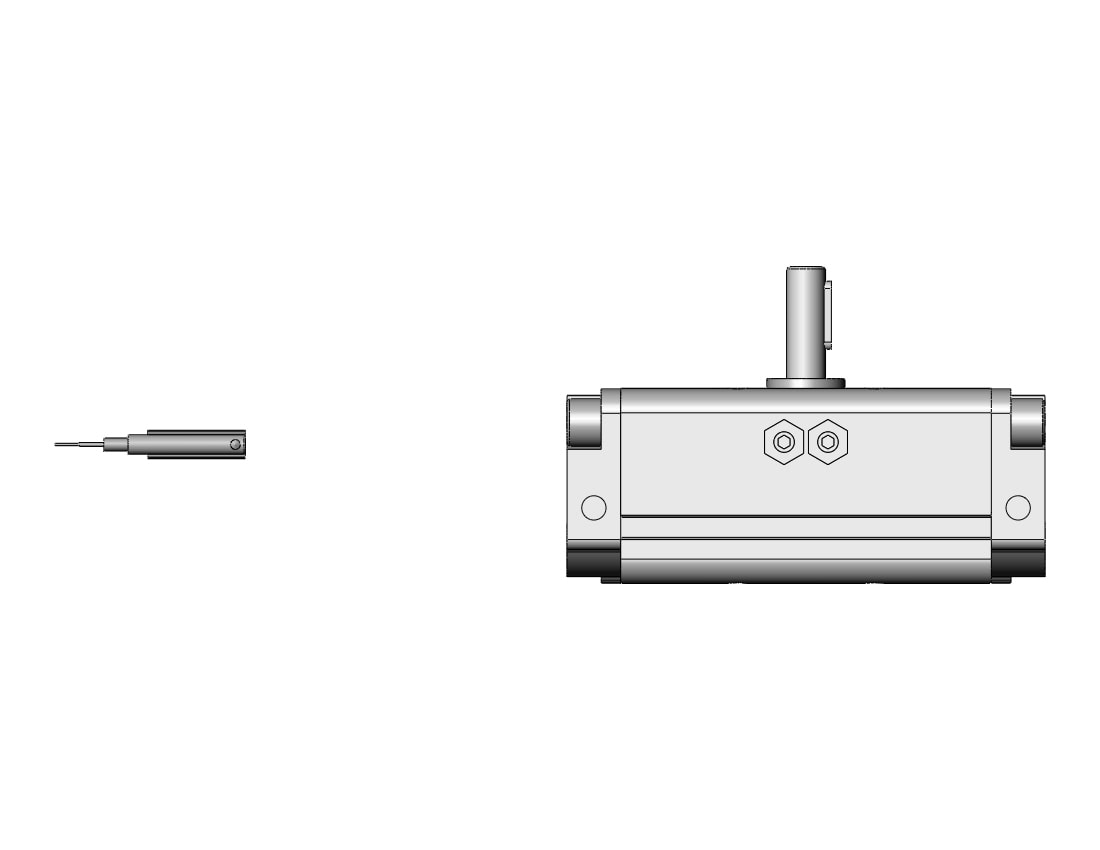SMC CDRA1BS30-90Z-M9BAZ actuator, rotary, CRA ROTARY ACTUATOR