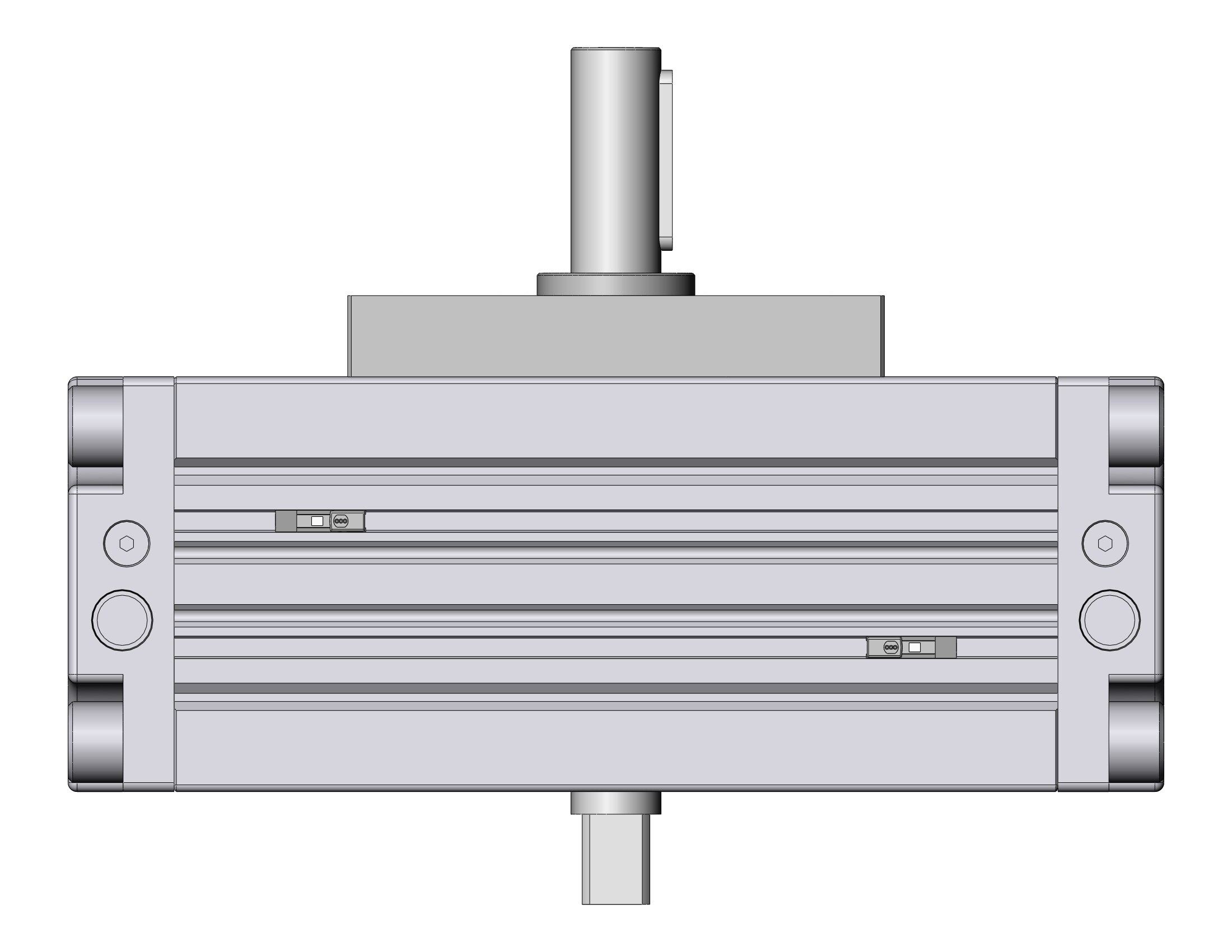 SMC CDRA1FW80TN-190CZ-M9NVMAPC actuator, rotary, CRA ROTARY ACTUATOR