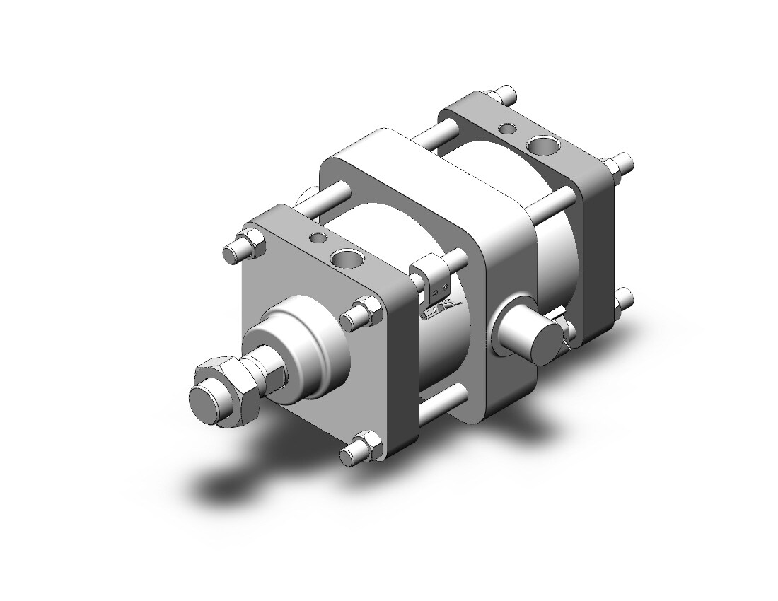 SMC CDS2T125-125-M9BV 125mm cs1/cs2 dbl-act auto-sw, CS1/CS2 TIE ROD CYLINDER