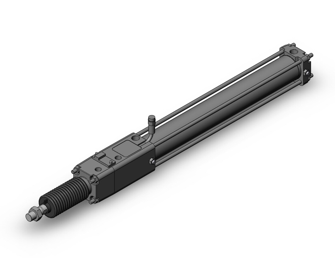 SMC CE2B50TN-400J stroke reading cylinder with brake, STROKE READING CYLINDER W/LOCK