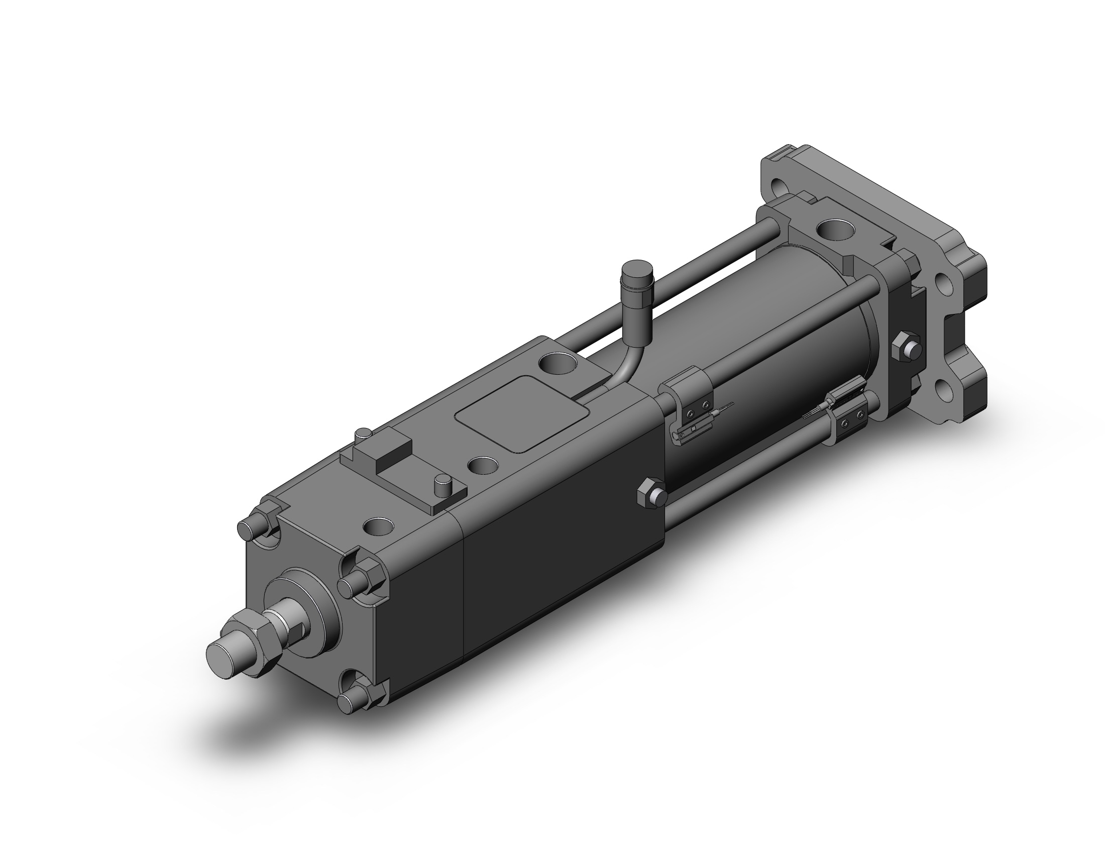 SMC CE2G63-100-M9PWSAPC cyl, scale, STROKE READING CYLINDER W/LOCK