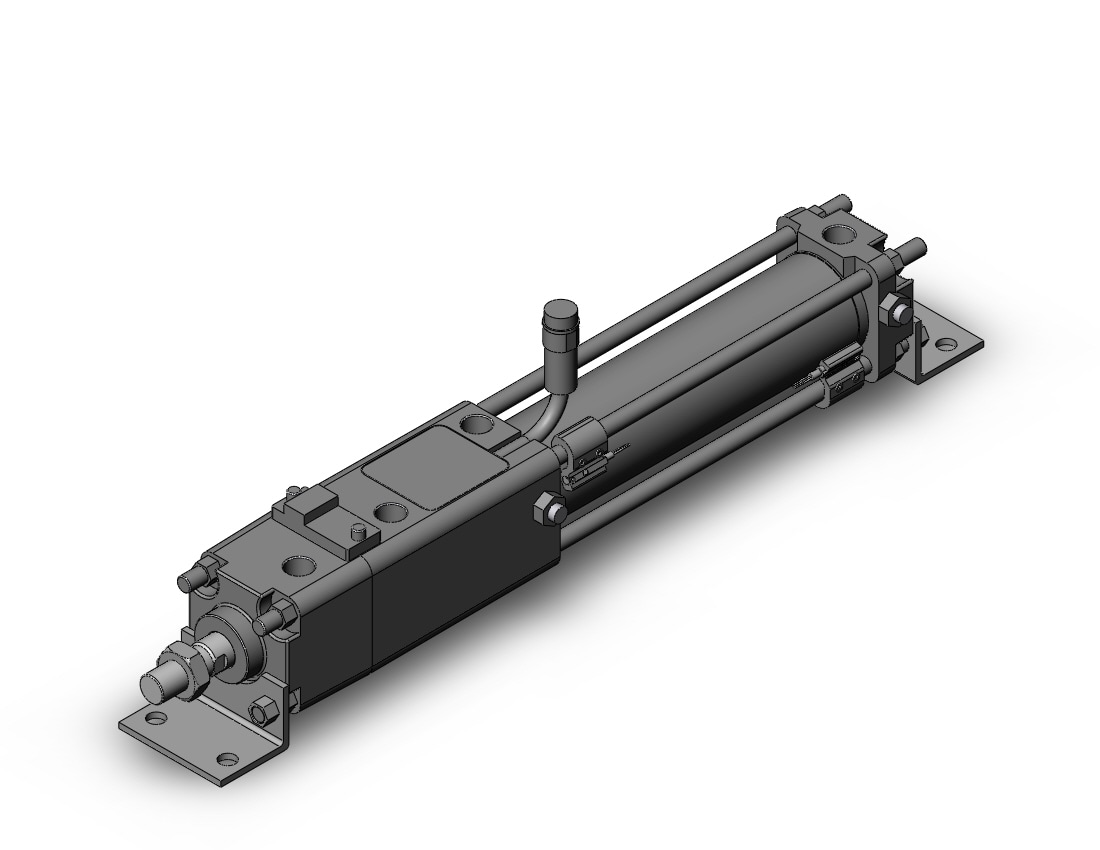 SMC CE2L40-150-M9PSBPC stroke reading cylinder with brake, STROKE READING CYLINDER W/LOCK