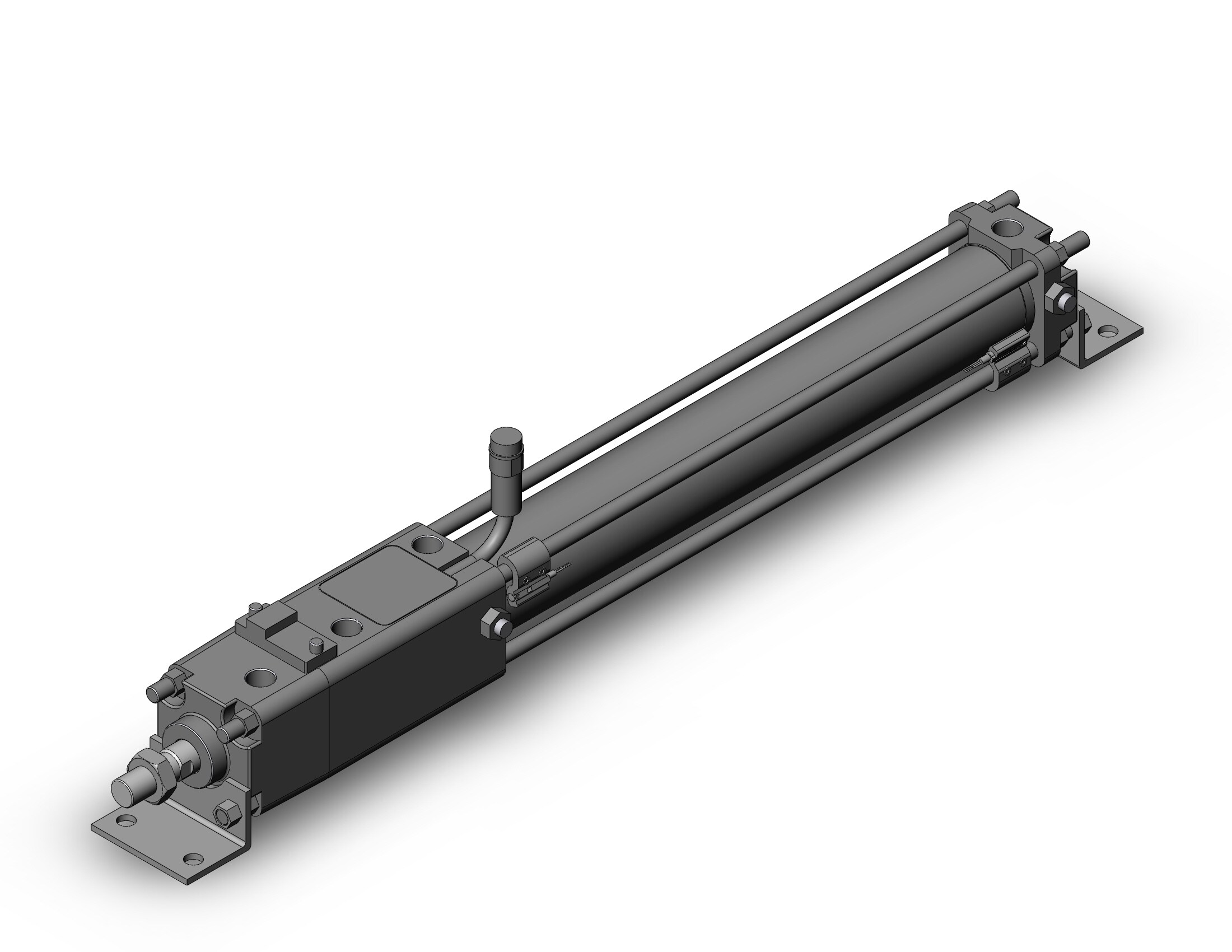 SMC CE2L40TN-300-M9PW4 stroke reading cylinder with brake, STROKE READING CYLINDER W/LOCK