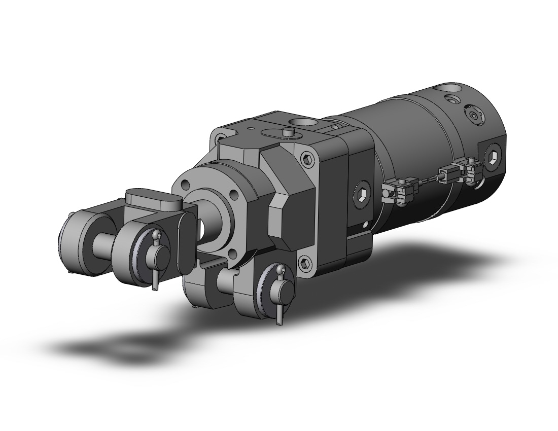 SMC CLK2GA50-50Y-B-A93L cyl, clamp w/lock, auto-sw, CLK CLAMP CYLINDER W/LOCK