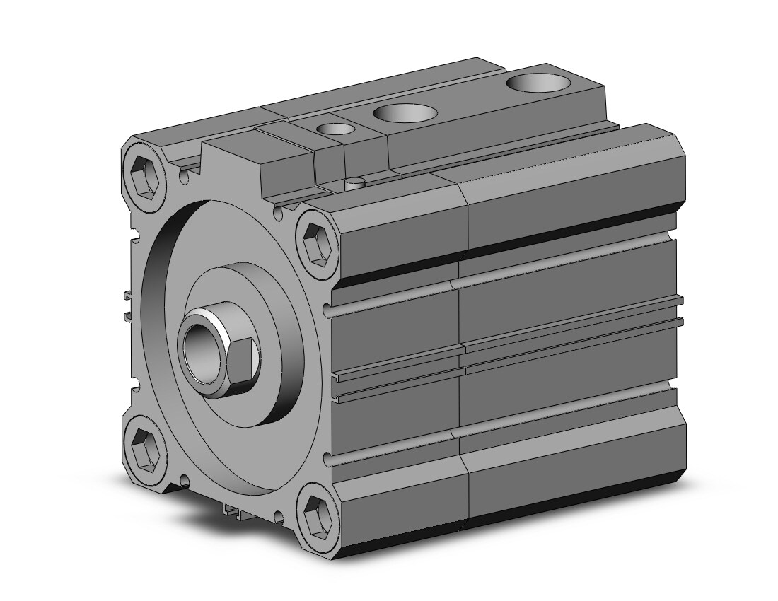 SMC CLQA80TN-30D-B cyl, compact with lock, COMPACT CYLINDER W/LOCK