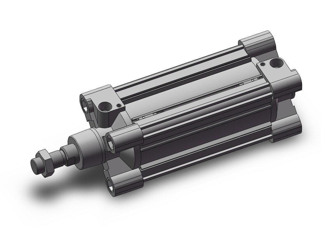 SMC CP96SDB80-125C-M9BL3 cylinder, tie rod, TIE ROD CYLINDER W/PROFILE TUBE