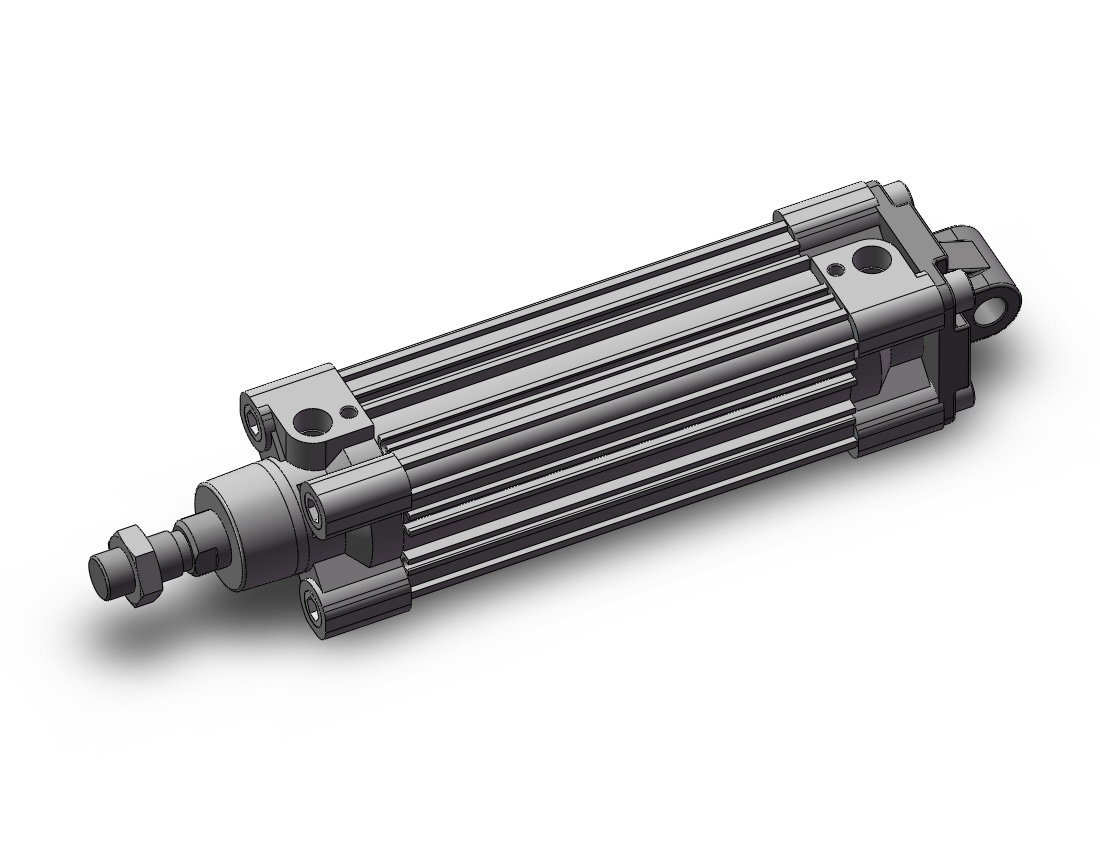 SMC CP96SDC50-125C cylinder, tie rod, TIE ROD CYLINDER W/PROFILE TUBE