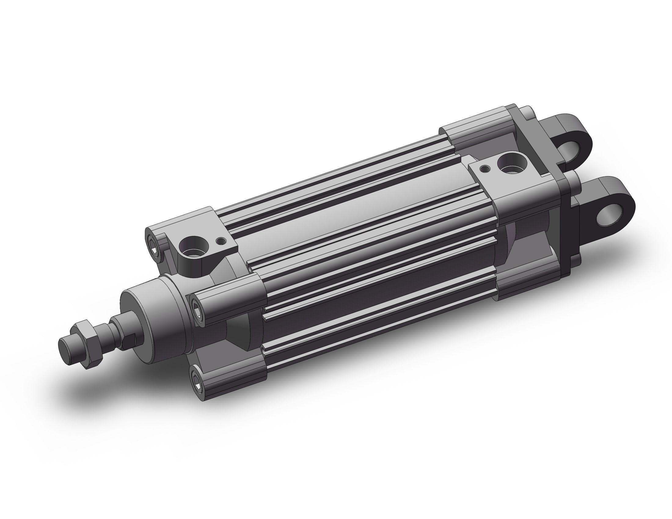 SMC CP96SDD63-100C cylinder, tie rod, TIE ROD CYLINDER W/PROFILE TUBE