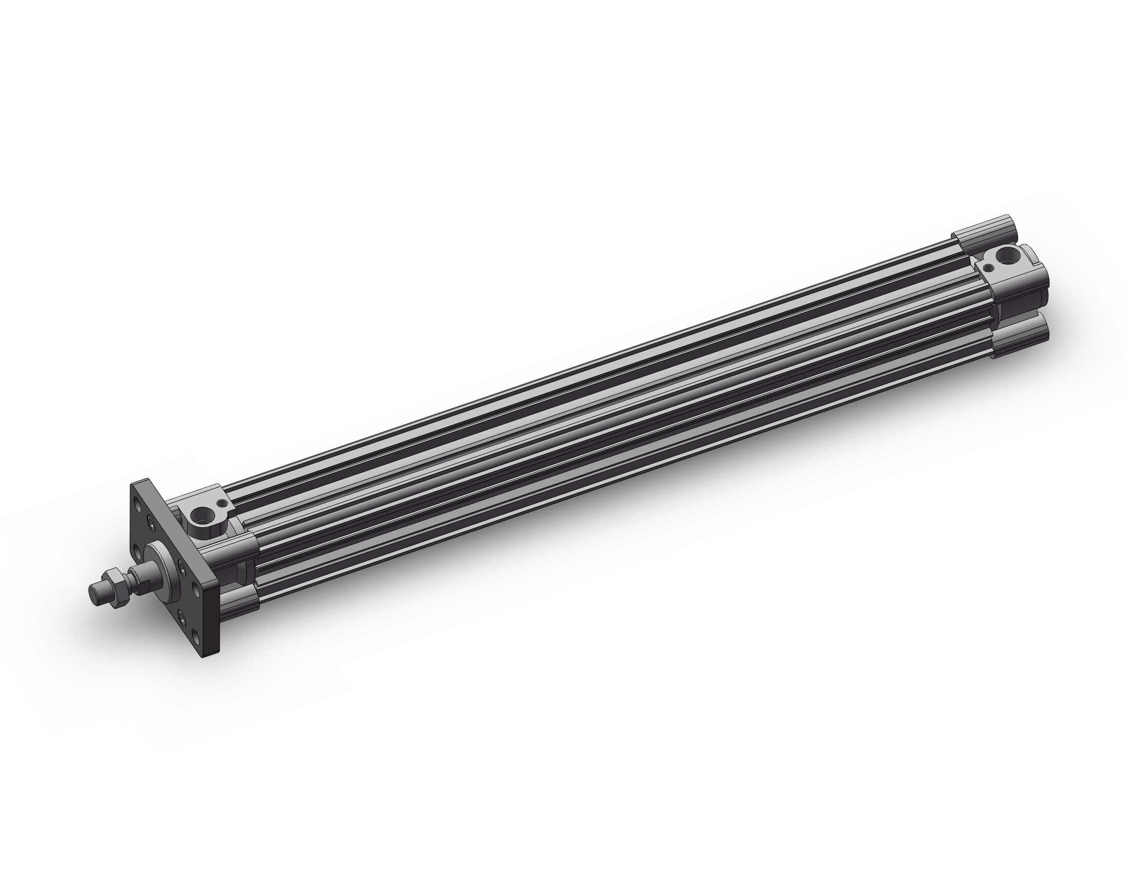 SMC CP96SF40-400C cyl, tie rod, iso, auto-sw, C95/C96 TIE-ROD CYLINDER