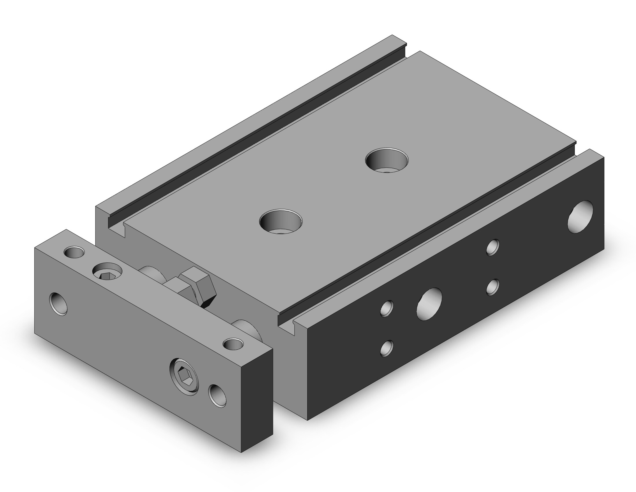 SMC CXSL25TF-40 cyl, guide, dual rod, CXS GUIDED CYLINDER