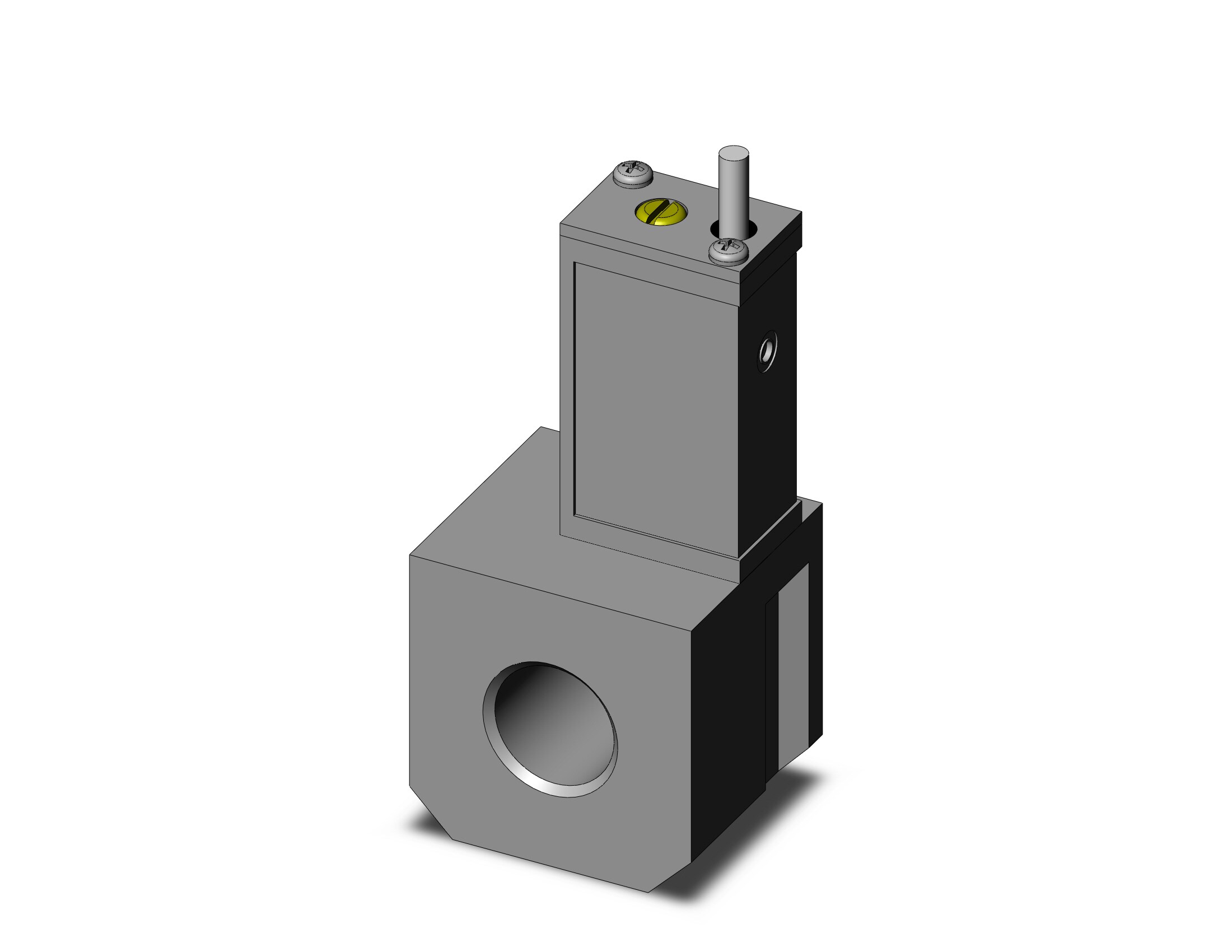 SMC IS10E-40F03-6-A pressure switch w/piping adapter, PRESSURE SWITCH, IS ISG