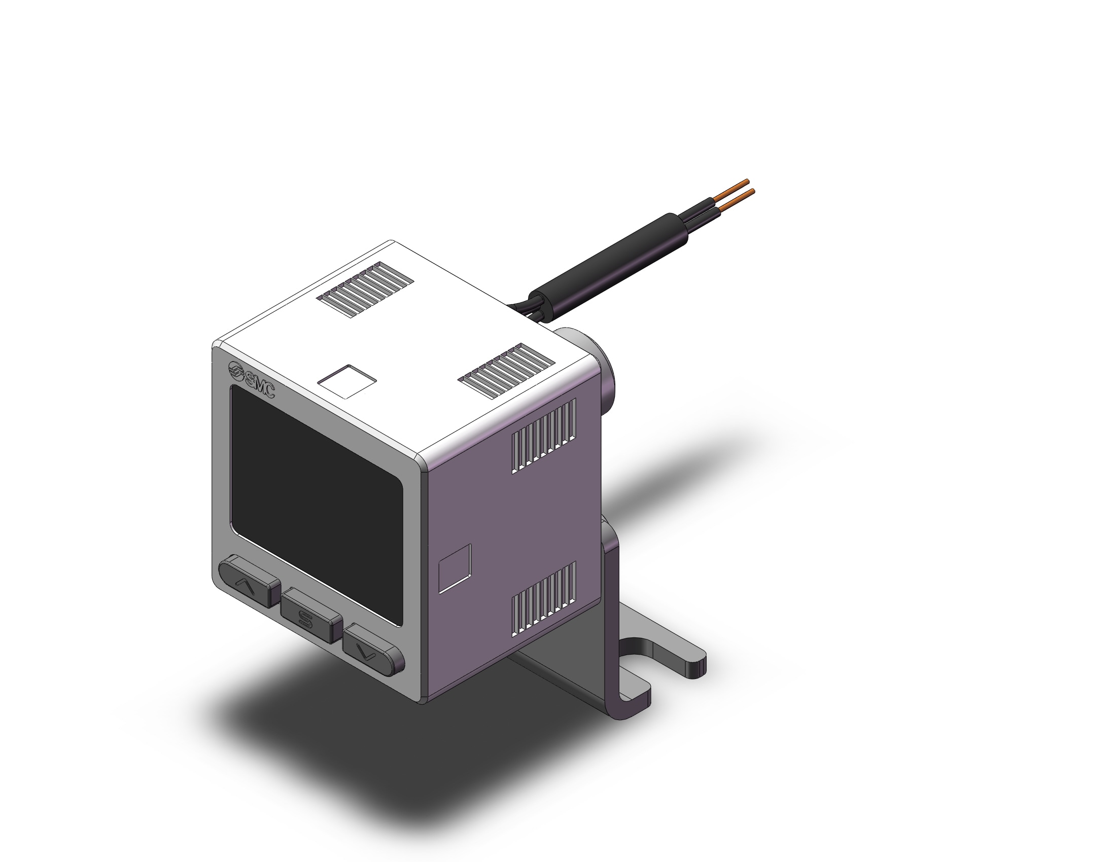 SMC ISE20-P-P-01-LA1 3-screen high precision dig press switch, PRESSURE SWITCH, ISE1-6