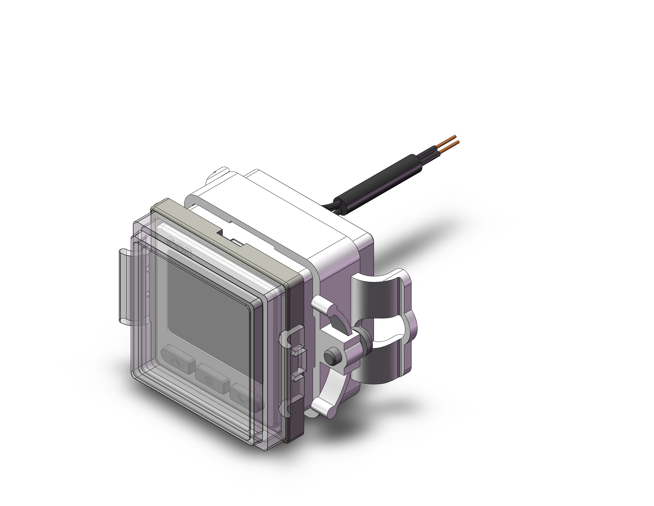 SMC ISE20-P-P-M5-LDT 3-screen high precision dig press switch, PRESSURE SWITCH, ISE1-6