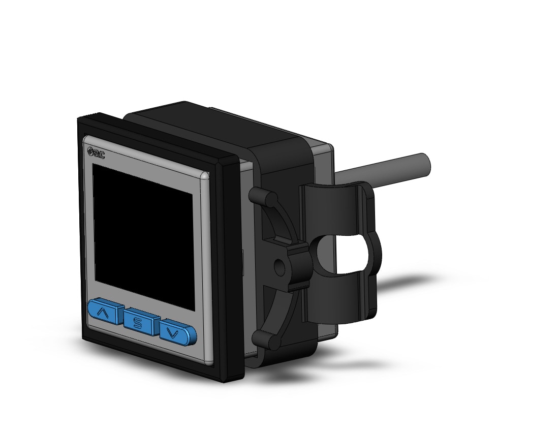 SMC ISE20A-S-P-M5-JBK 3-screen high precision dig press switch, PRESSURE SWITCH, ISE1-6