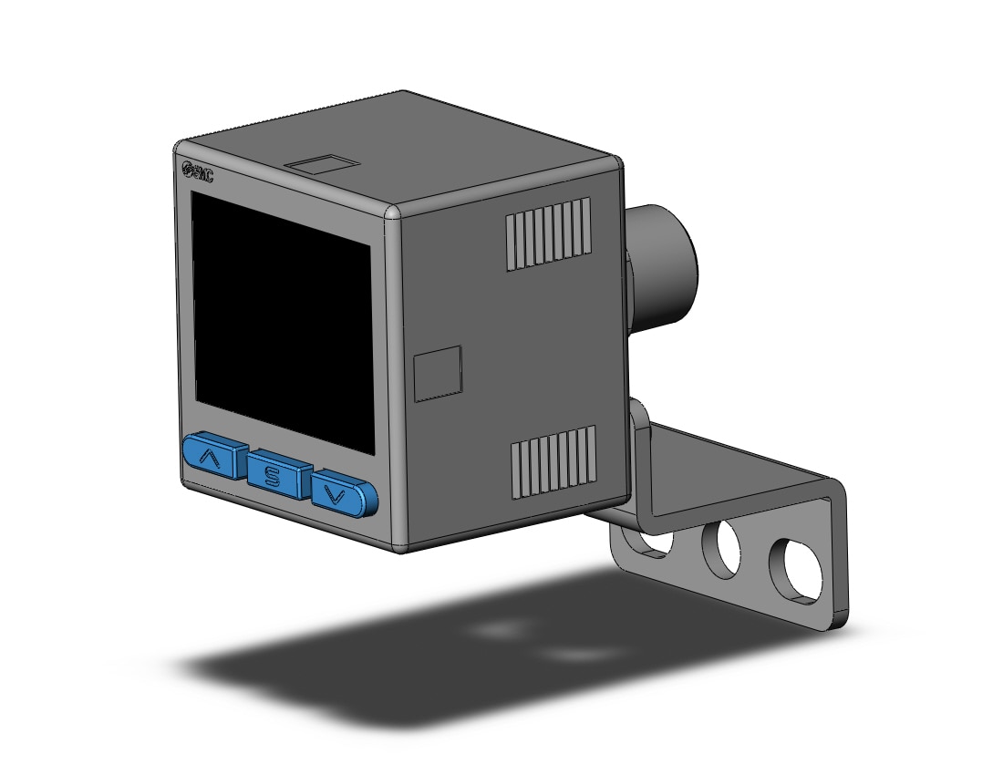SMC ISE20A-T-P-N01-A2K 3-screen high precision dig press switch, PRESSURE SWITCH, ISE1-6