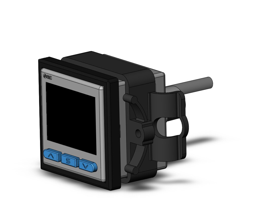 SMC ISE20A-T-P-N01-JB 3-screen high precision dig press switch, PRESSURE SWITCH, ISE1-6