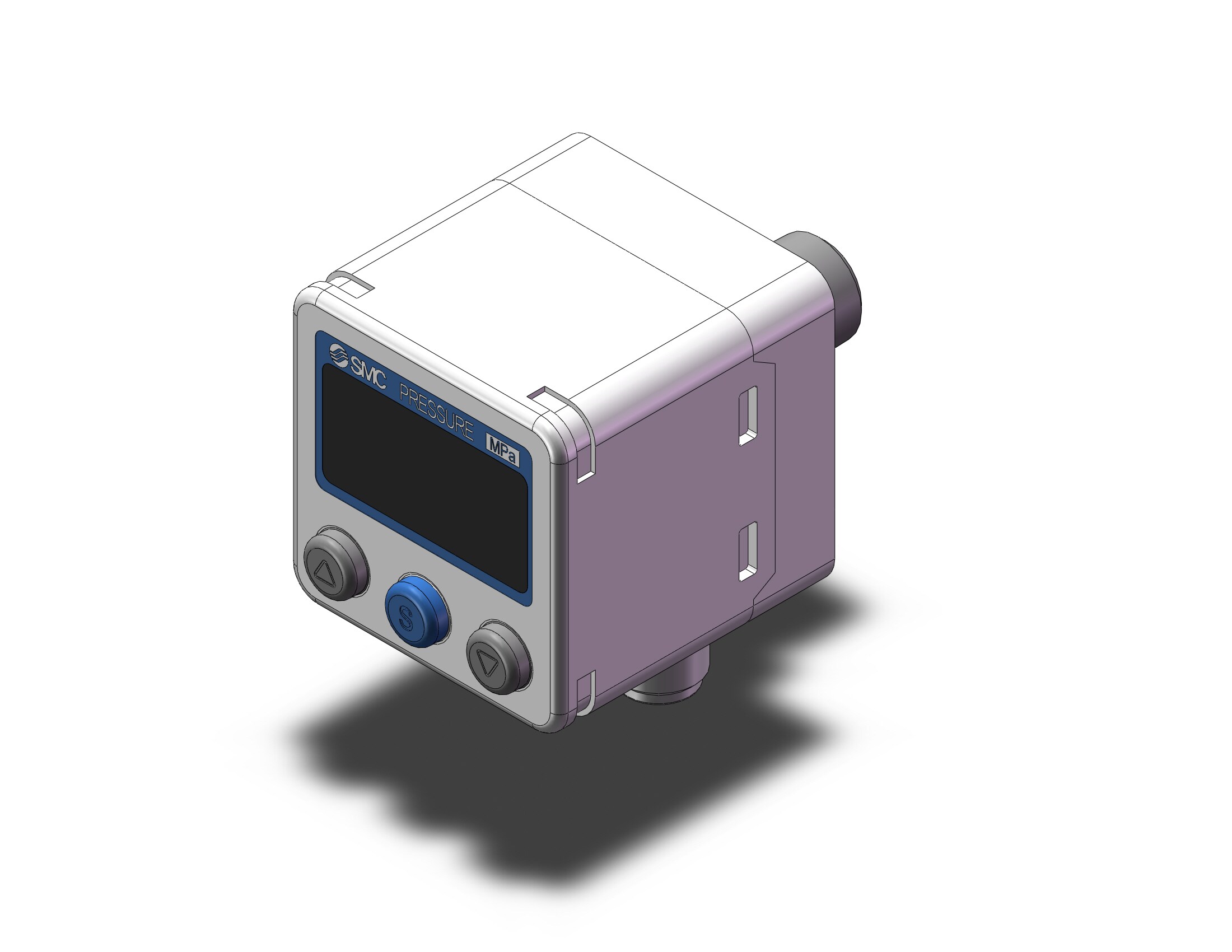 SMC ISE40A-N01-N-PL pressure switch, ISE40/50/60 PRESSURE SWITCH