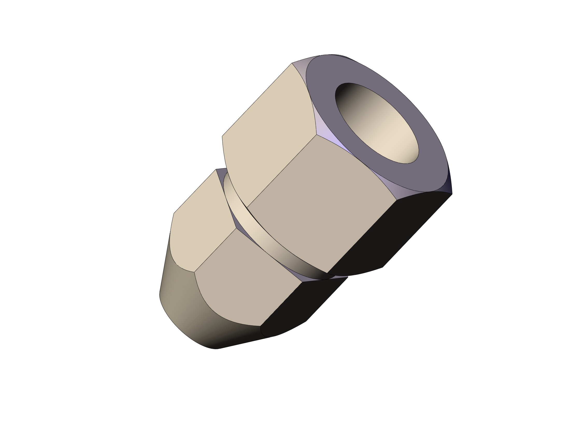 SMC KN-10-600 nozzle w/self align fittings, KN NOZZLES (sold in packages of 2; price is per piece)
