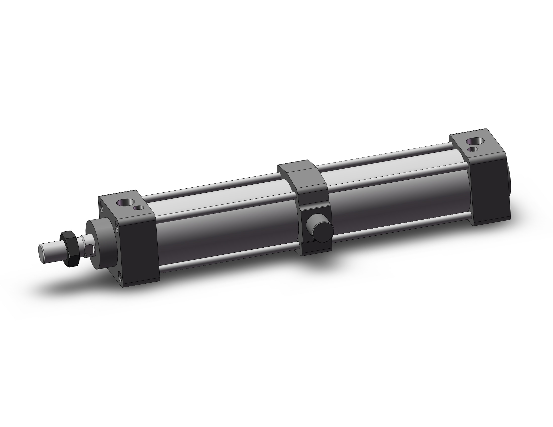 SMC MDBT40-200Z cylinder, mb-z, tie rod, TIE ROD CYLINDER