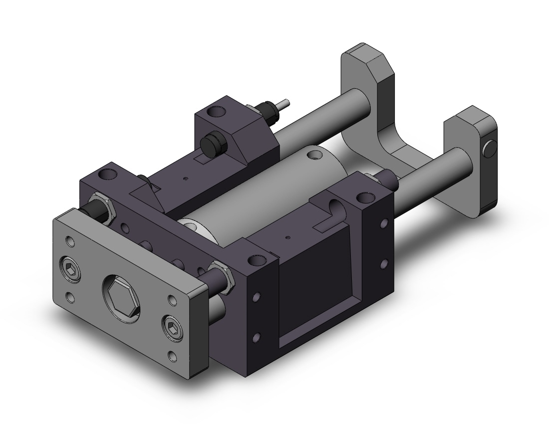 SMC MGGLB80TN-125 cyl, guide, MGG GUIDED CYLINDER