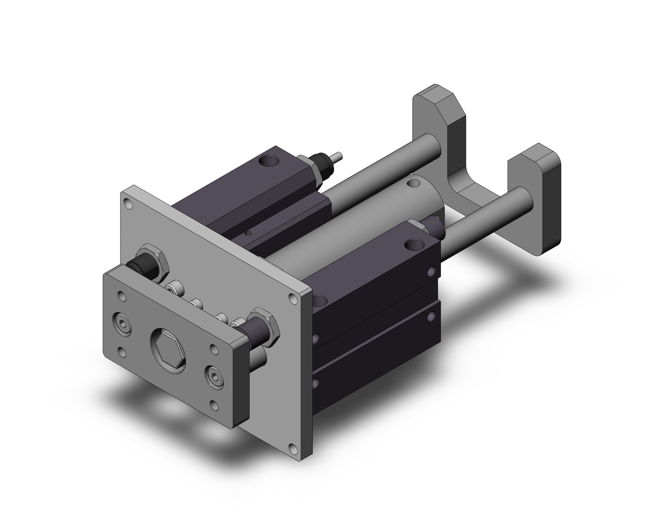 SMC MGGMF40-100-RN mgg, guide cylinder, GUIDED CYLINDER