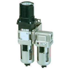 SMC ACG30D-N03G1-12JZ air combination, MODULAR F.R.L. W/GAUGE