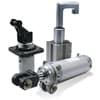 Specialty Actuator, combination linear and Rotary actuator, pneumatic rotary actuator