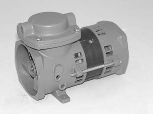 107AB18XFTLBXX Thomas Oil-less Diaphragm Compressor / Vacuum Pump - Voltage: 110V-115V AC (50/60 Hz)