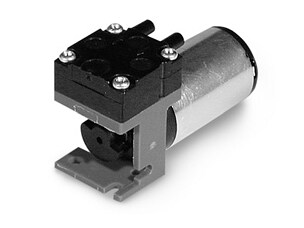 2002-0301 Thomas Oil-less Diaphragm Compressor / Vacuum Pump - Voltage: 3.5V DC