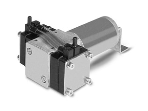 7011-0008 Thomas Oil-less Diaphragm Compressor / Vacuum Pump - Voltage: 12V DC