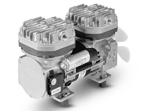 8011-0131 Thomas Oil-less Diaphragm Vacuum Pump - Voltage: 230V AC (50 Hz)