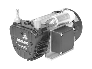 27740174 Thomas VTE 10 Oil-less Rotary Vane Vacuum Pump - Voltage: 24V DC