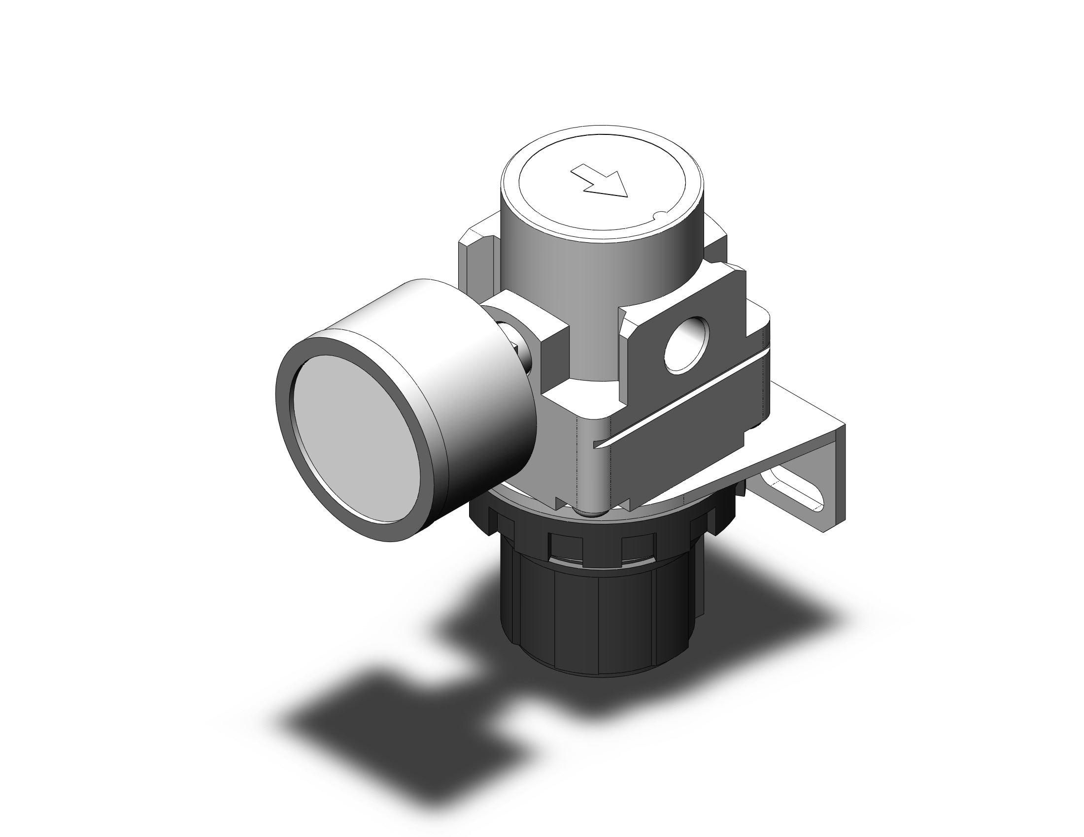 SMC AR20-01BG-A regulator, AR MASS PRO