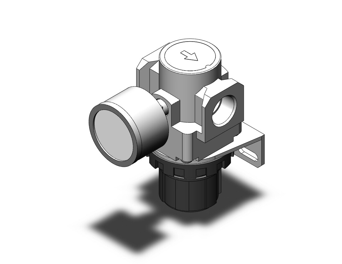 SMC AR25-N03BG-RYZ-A regulator, AR MASS PRO