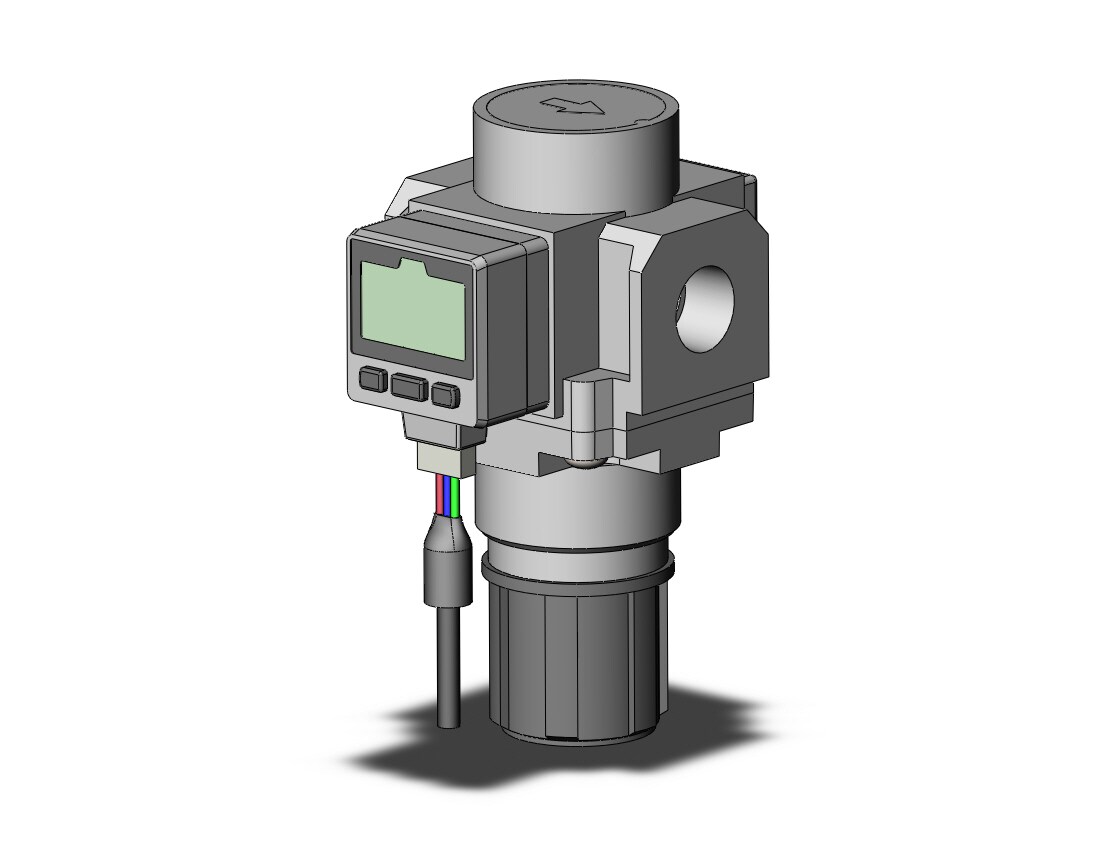 SMC AR20 02 1 B Regulator, Modular, 1/4 R, AR MASS PRO AR20