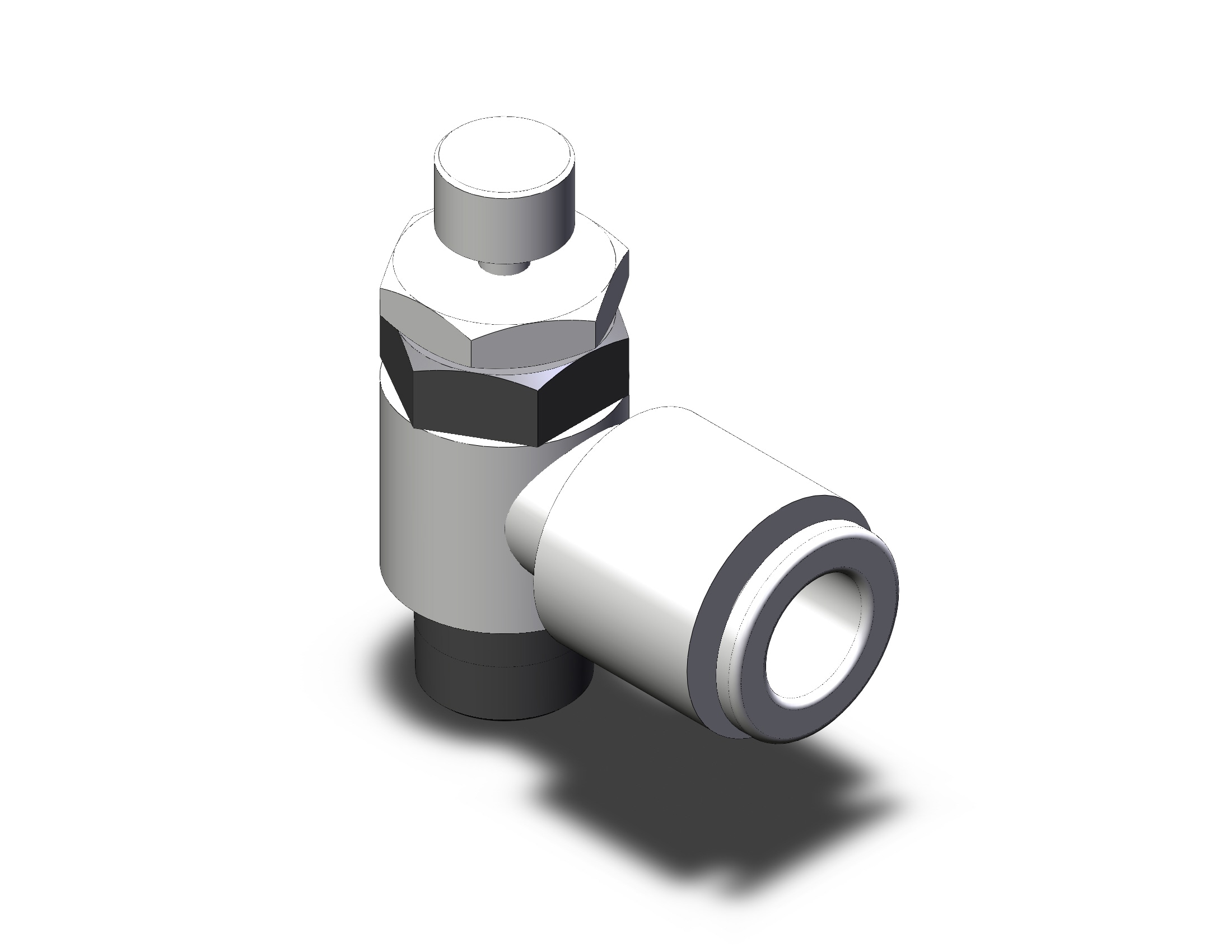 SMC AS2201F-N01-09 speed control w/fitting, FLOW CONTROL W/FITTING