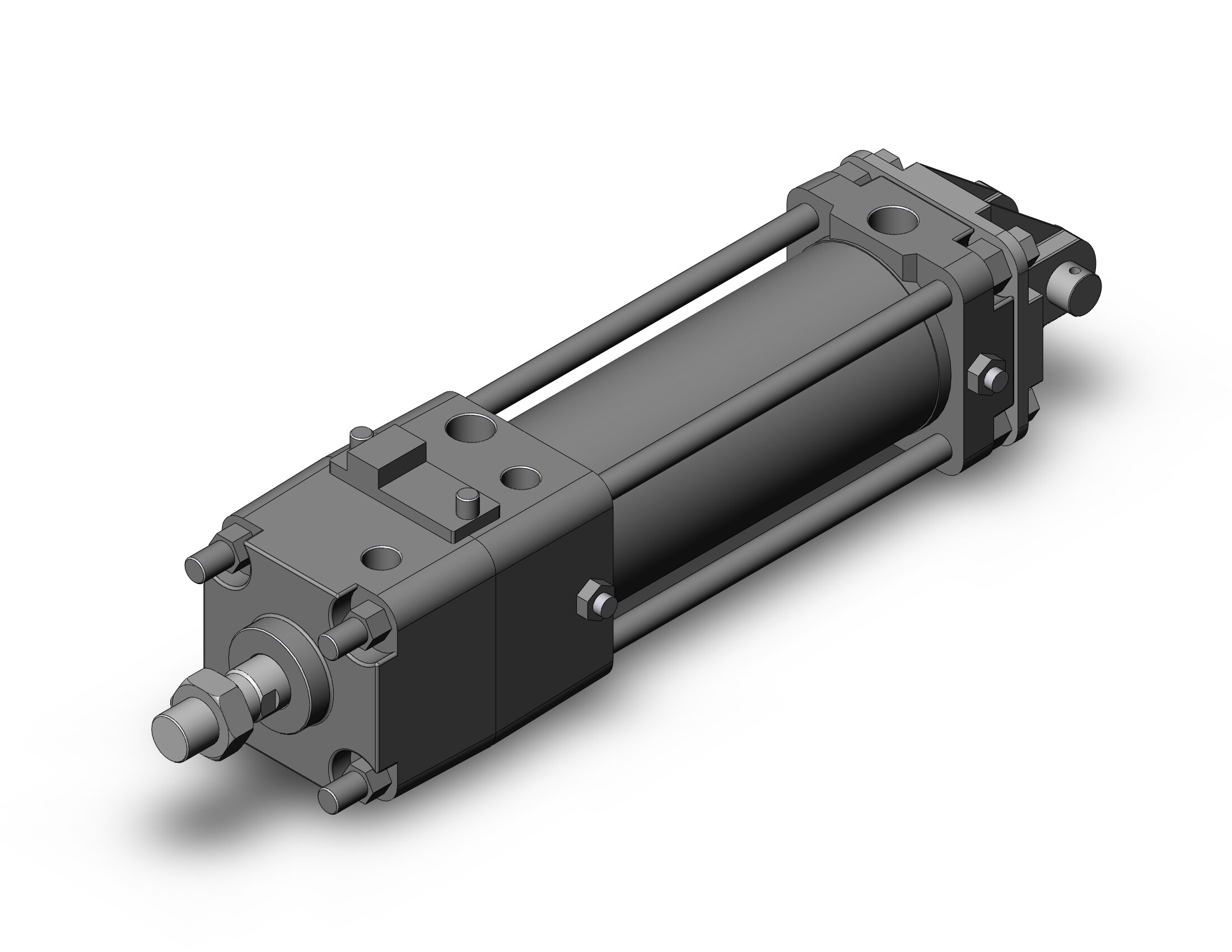 SMC CLA2D63TN-125-E cyl, tie rod, fine lock, CLA/CLA2 TIE-ROD CYLINDER