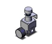SMC IR2000-02BG-X1 ir 1/4inch modular (pt), IR PRECISION REGULATOR