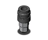SMC KKH4S-65N s coupler, with nut fitting, KKH S COUPLERS (sold in packages of 5; price is per piece)
