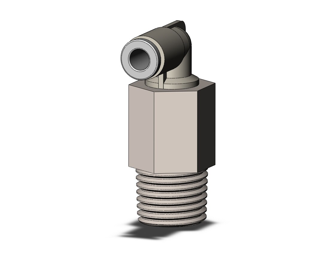 SMC KQ2W04-02NS fitting, ext male elbow, KQ2 FITTING (sold in packages of 10; price is per piece)