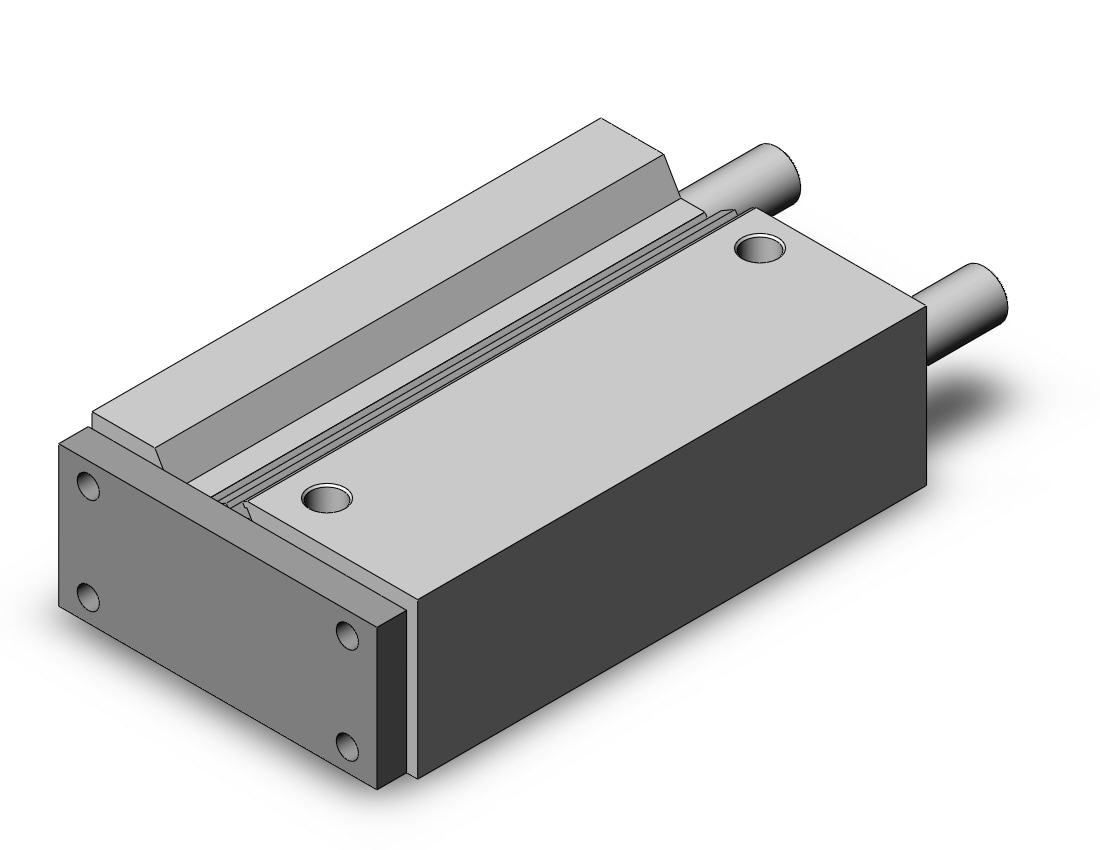 SMC MGQL25TF-100 cyl, guide, ball bearing, MGQ GUIDED CYLINDER