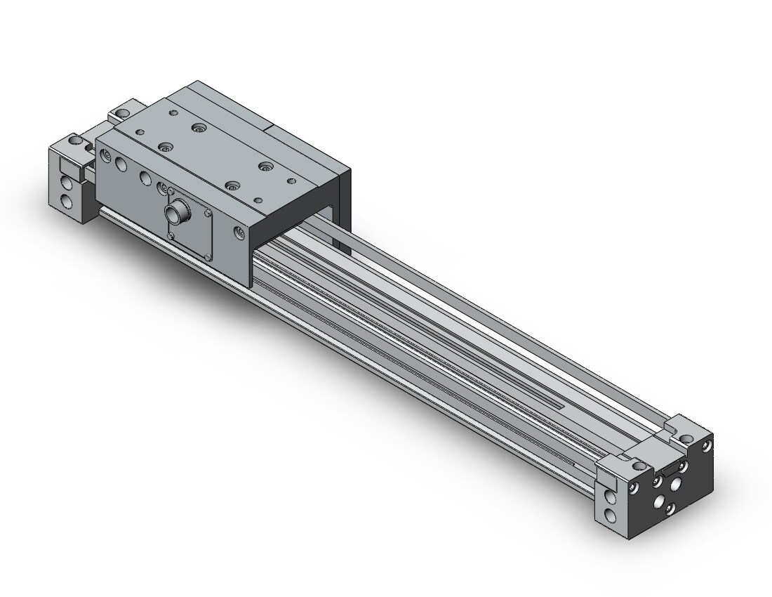 SMC ML2B25-300L6S cyl, rodless, RODLESS CYLINDER W/LOCK