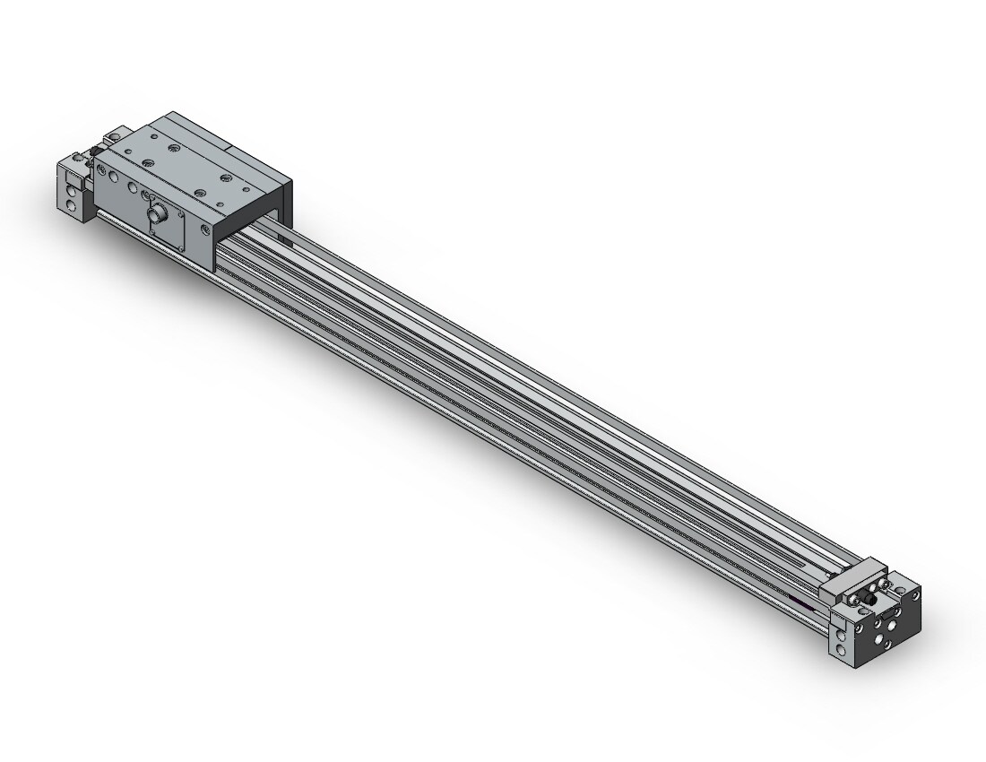 SMC ML2B25-700L-Y7P stroke reading rodless cyl with brake, RODLESS CYLINDER W/LOCK