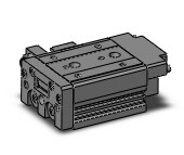 SMC MXS20TN-10ASR cyl, slide table, adj,dual rod, MXS/MXJ GUIDED CYLINDER